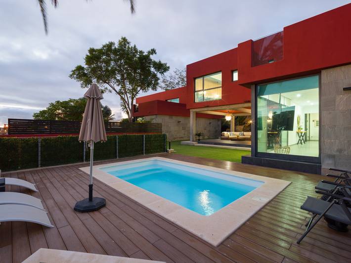 Villa pour 6 personnes, avec Balcon ainsi que Terrasse et Jardin dans Salobre