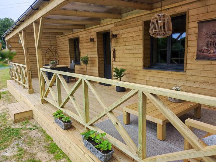 Appartement de vacances pour 4 personnes, avec jardin