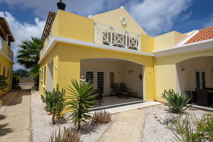 Vakantieappartement voor 6 personen, met zwembad en balkon/terras op Bonaire