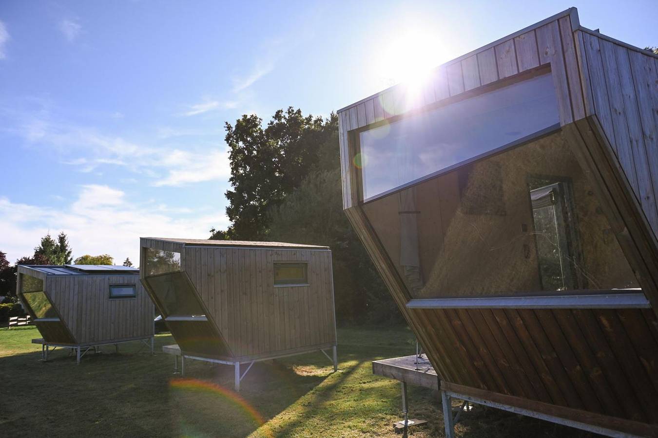 Naturverbunden an einer Schafweide – Sleep Space 3 am Green&Tiny Spot Rehburg in Rehburg-Loccum, Niedersachsen