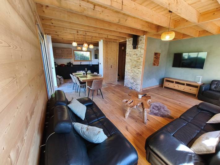 Chalet pour 6 personnes, avec jardin ainsi que balcon et vue à Saint-Jean-de-Sixt