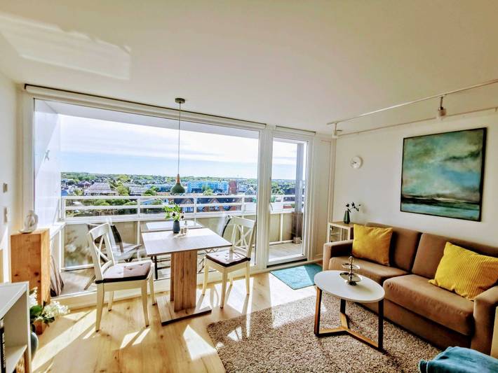 Ferienwohnung für 3 Personen, mit Ausblick und Balkon sowie Pool - 1