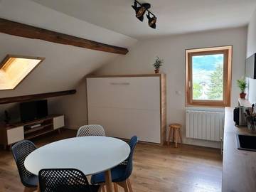 Gîte pour 4 personnes, avec vue dans Thermes de Saint Gervais les Bains