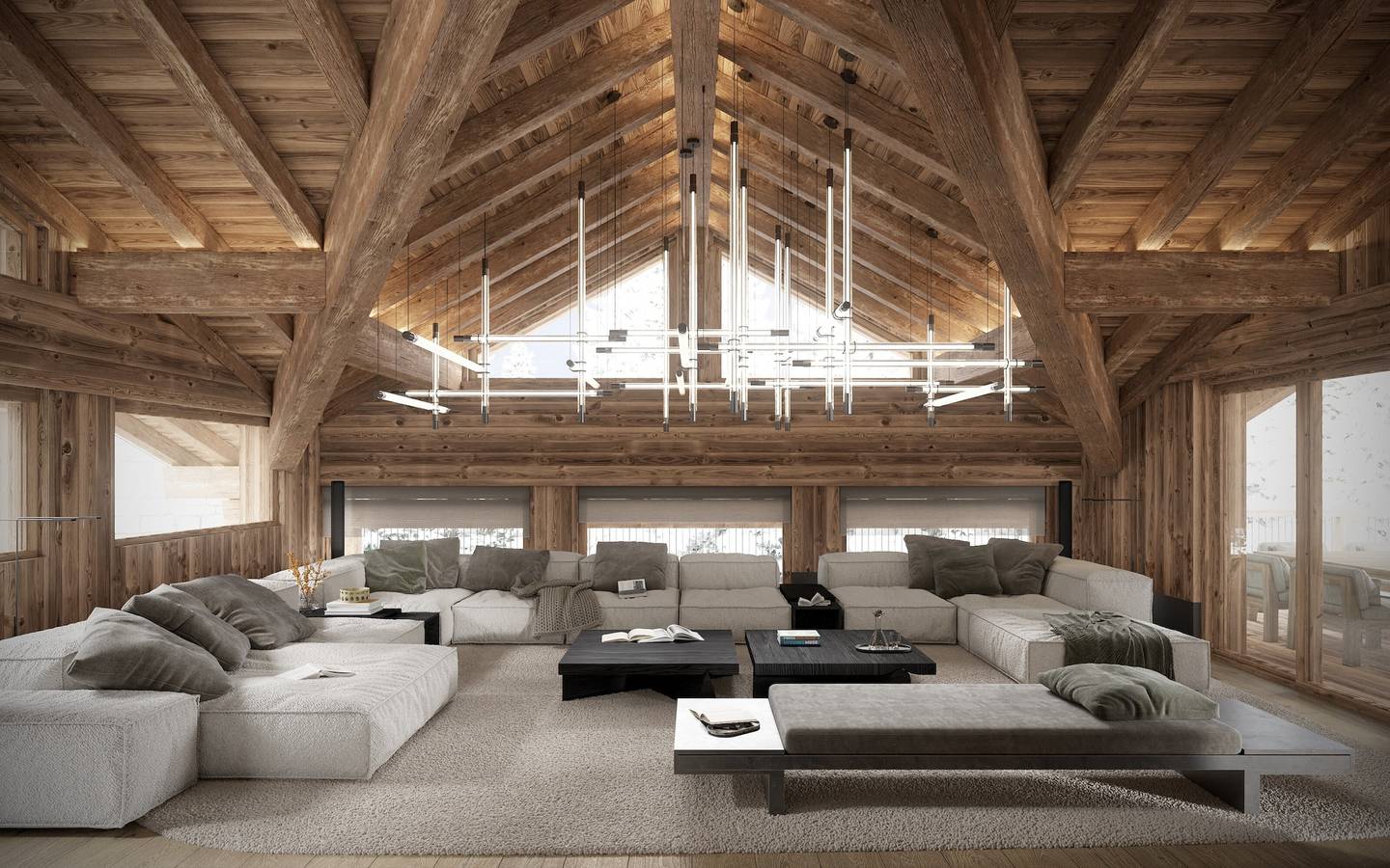 Chalet Goldeneye – Havre de luxe à La Clusaz – Piscine, jacuzzi, sauna & vue montagne in La Clusaz, Région d'Annecy