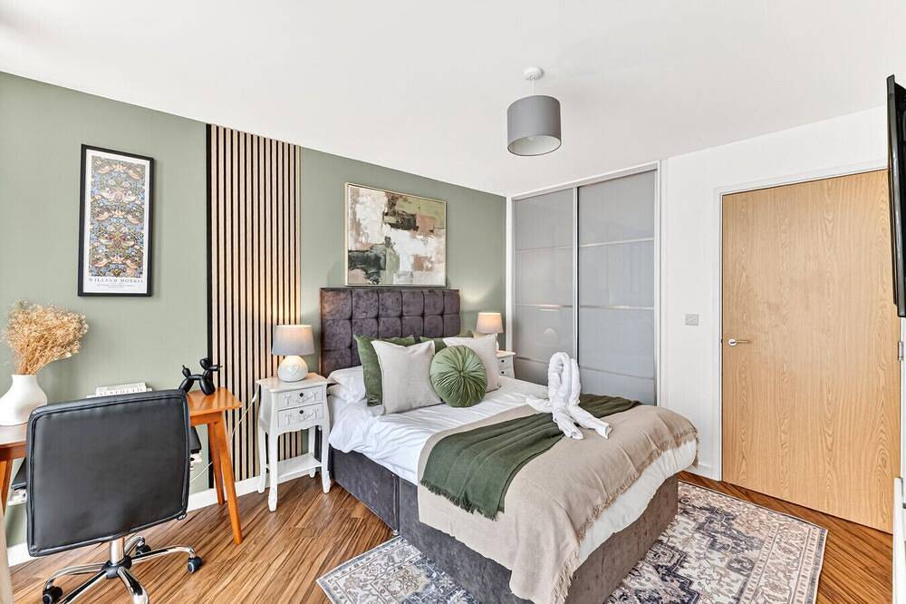Ganze Wohnung, Chelsea Apartment @ The Hub • City Views • Free Parking • Sky Tv • Fast Wifi • Yoko Property in Milton Keynes, Südostengland