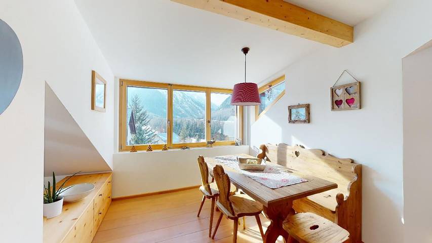 Ferienwohnung für 3 Personen, mit Ausblick in Pontresina