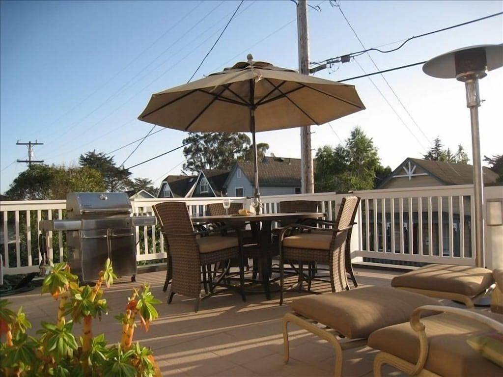 Schöne, saubere, Seabright Home Schritte zum Strand Eingang, High-End-Whirlpool in Seabright, Santa Cruz