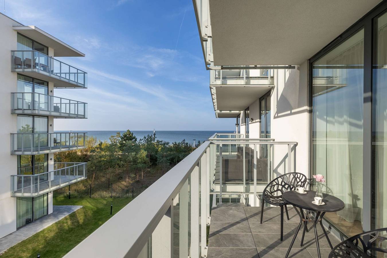 Całe studio, Studio dla 2 osób z balkon/ taras in Mielno, Powiat koszaliński