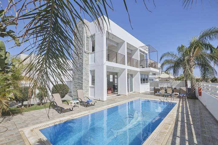 Ferienhaus für 6 Personen, mit Garten und Balkon auf Zypern