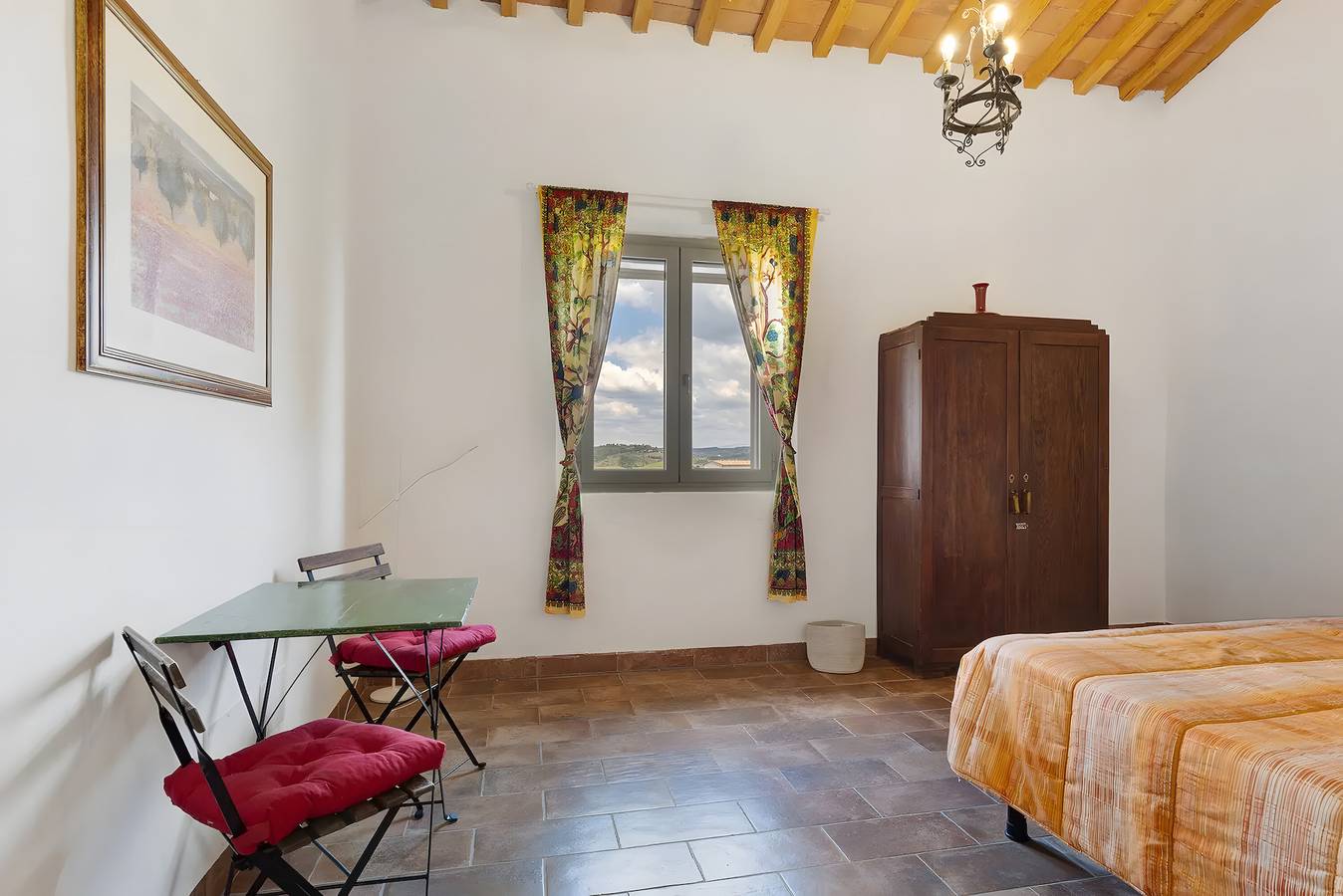 Camera 'Capra - Fattoria La Caprine' con Giardino in Comune, Wi-Fi e Aria Condizionata in Gambassi Terme, Chianti