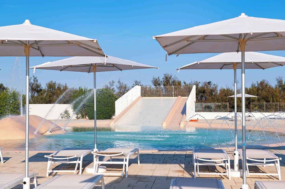 Mobilehome mit Klimaanlage, Terrasse und Pool in Rosolina Mare, Rosolina