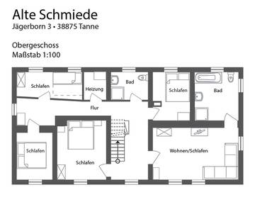 Ferienhaus für 14 Personen in Tanne, Ostharz, Bild 3