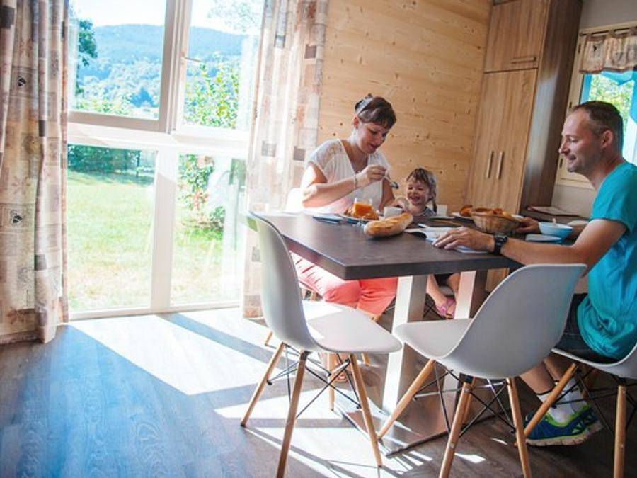 Camping du Lac de Moselotte - Chalet 6 personas - Ocio Tv - Lv - Barbacoa in Saulxures-sur-Moselotte, Parque natural regional de los Ballons des Vosges
