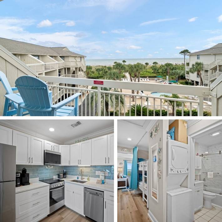 Vacation apartment for 6 people, with terrace and ocean view as well as yard and pool - 1