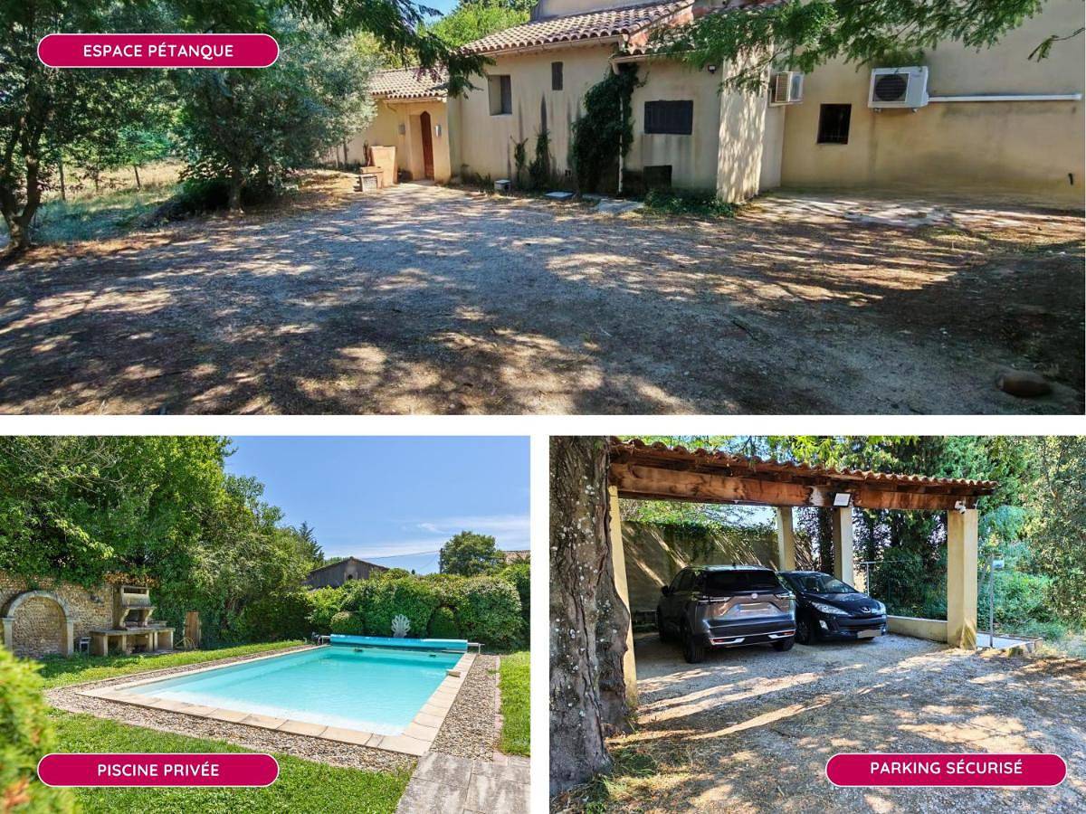 Mas provençal - Idéal familles & amis - Piscine privée - 3 suites - Avignon & Châteauneuf-du-Pape - Parking privé gratuit in Bédarrides, Vaucluse