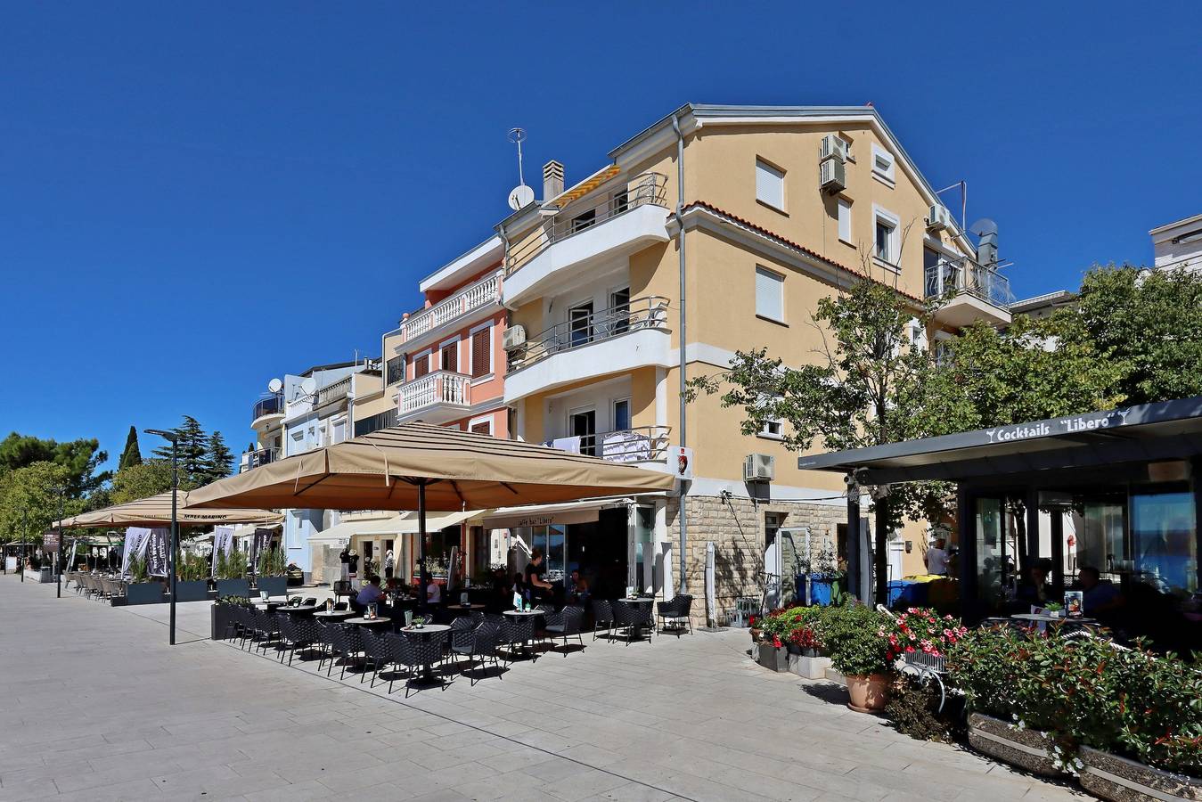 Entire apartment, One bedroom apartment with balcony and sea view Selce, Crikvenica A-23909-b in Selce, Primorje-Gorski Kotar