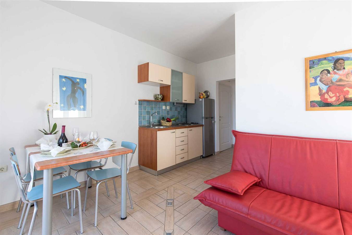 Ganze Wohnung, Apartment Nika mit Meerblick in Malinska-Dubašnica, Krk