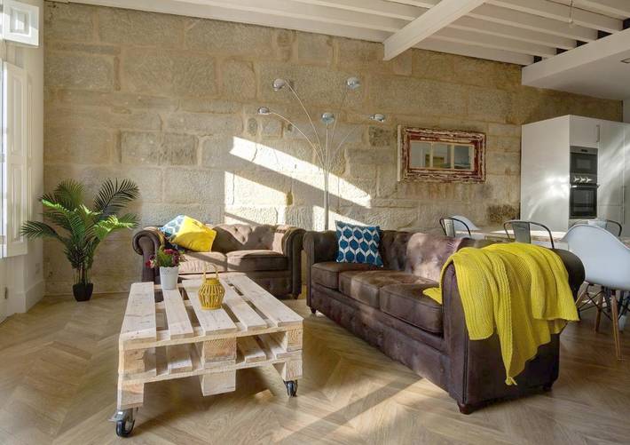 Gîte pour 5 personnes, avec vue et balcon, animaux acceptés à Pontevedra - 2