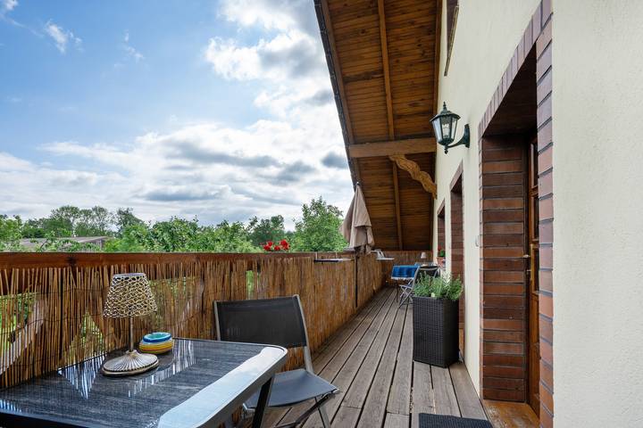 Ferienwohnung für 2 Personen, mit Garten und Balkon