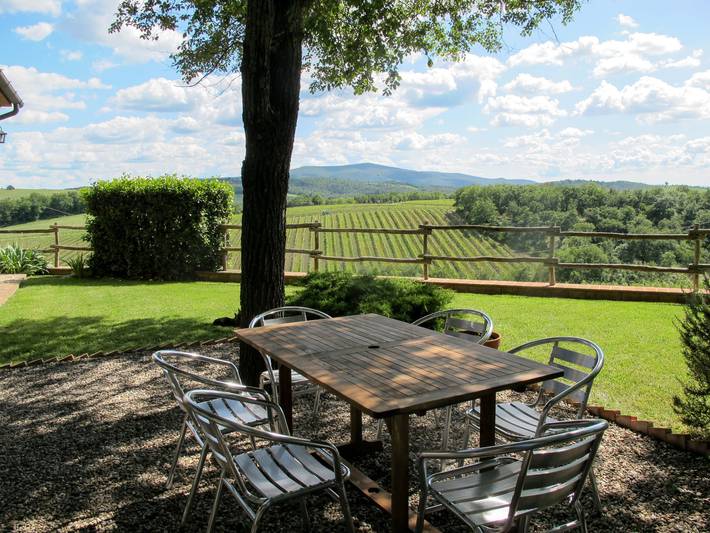 Ferienhaus für 9 Personen, mit Terrasse und Garten sowie Ausblick in der Toskana - 3