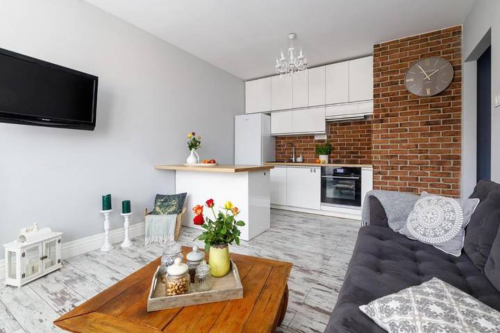 Ferienwohnung für 4 Personen, mit Balkon und Ausblick in Allenstein