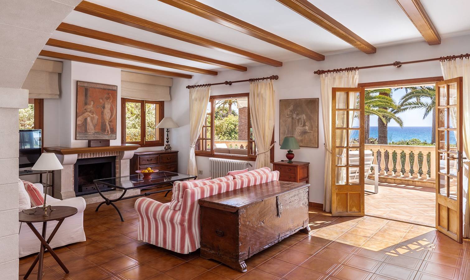 Casa Sembat mit Meerblick, Pool und Wlan in Port Nou, Son Servera