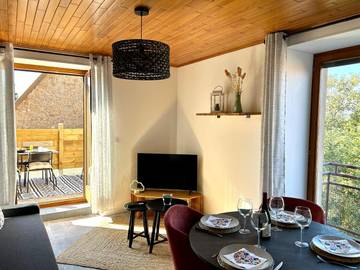 Gîte pour 4 personnes, avec terrasse à Lichtenberg