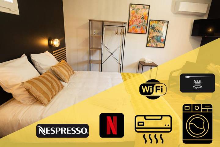 Appartement de vacances pour 2 personnes, avec jardin