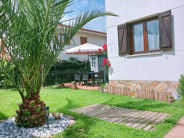 Apartamento para 6 personas, con jardín y vistas, Se admiten mascotas en Argoños