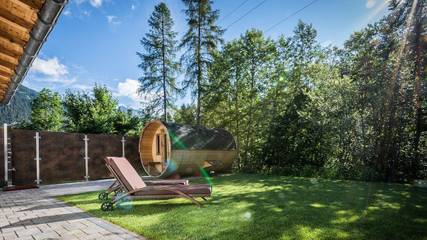 Ferienwohnung für 4 Personen, mit Sauna und Garten sowie Terrasse in Bach