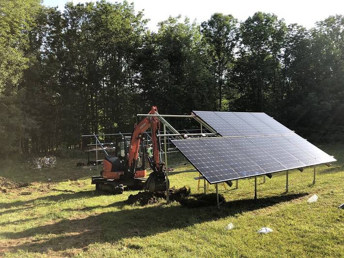 Holiday rental for 3 people, with garden in Vermont