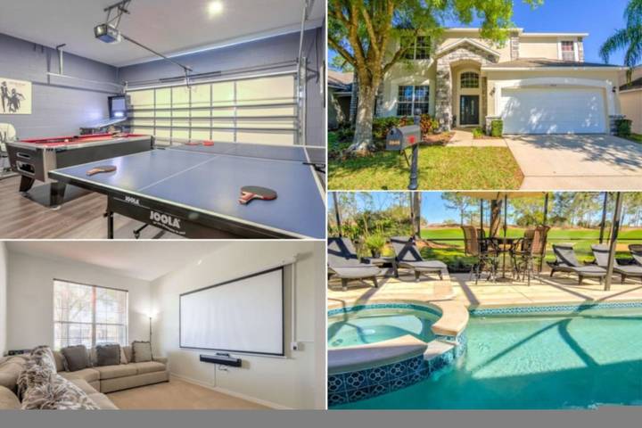 Vacation rental for 10 people, with pool and balcony, kid friendly in Haines City