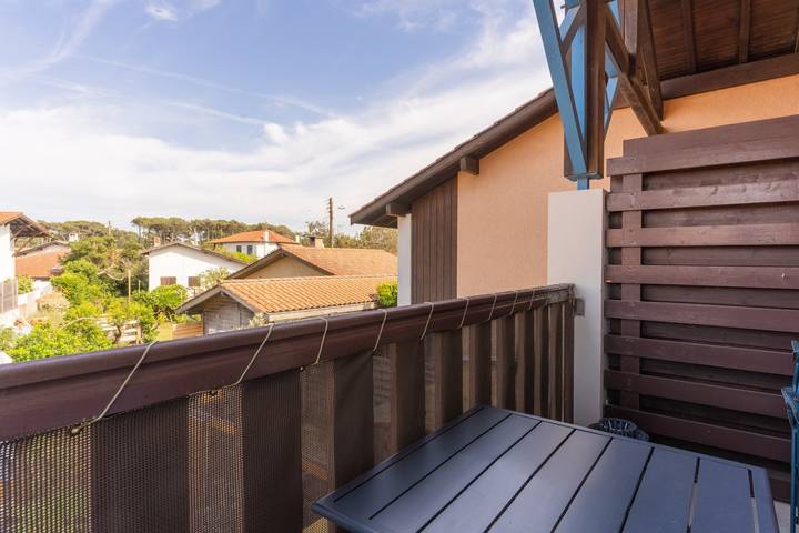 Ganzes Studio, Studio 'Charmant Mezzanine' mit privater Terrasse und Balkon in Biscarrosse Plage, Biscarrosse