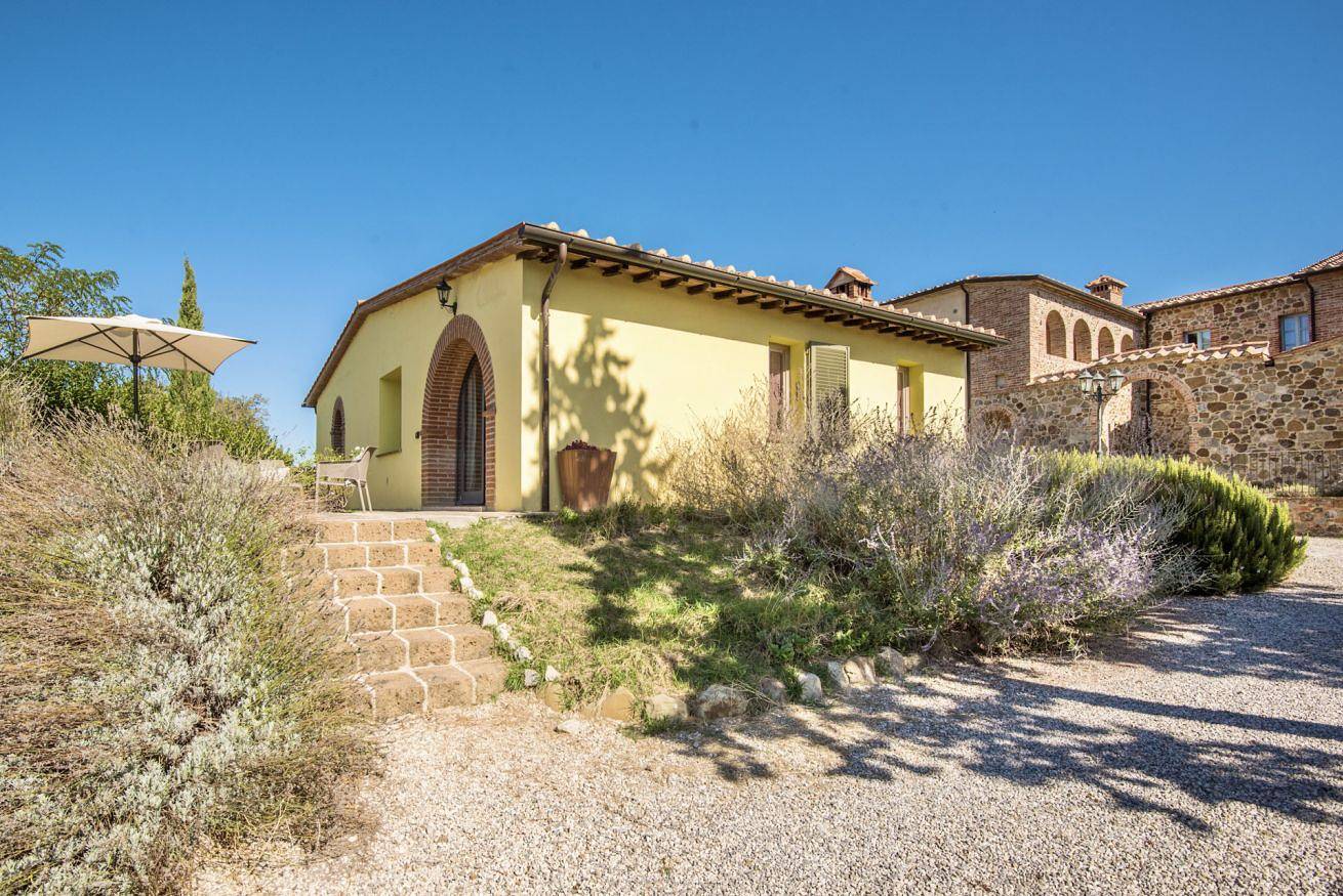 Hel leilighet, Cignella Chalet Cigno in Trequanda, Provinsen Siena