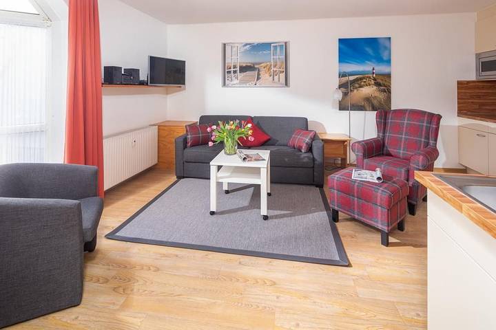 Ferienwohnung für 4 Personen, mit Balkon/Terrasse in Norderney Weststrand