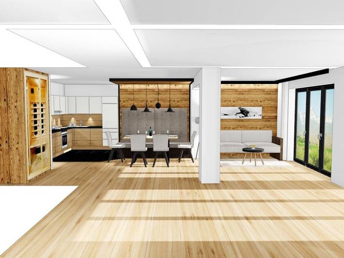 Ferienwohnung für 2 Personen, mit Balkon und Terrasse sowie Garten und Sauna in Ladis - 3