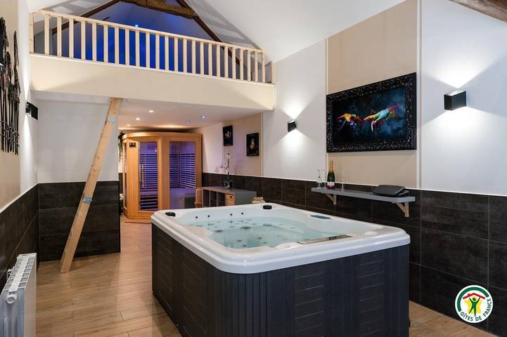 Gîte pour 8 personnes, avec piscine et sauna ainsi que jacuzzi et jardin à La Poterie-Cap-d'Antifer - 4