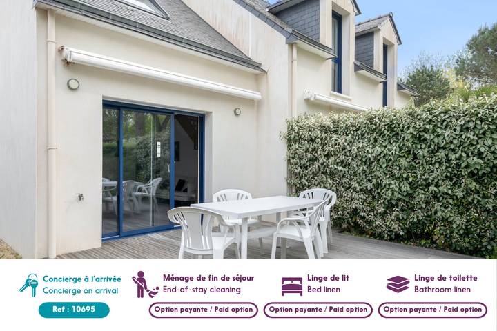 Location de vacances pour 4 personnes, avec terrasse et jardin, adapté aux familles dans Port du Crouesty - 2