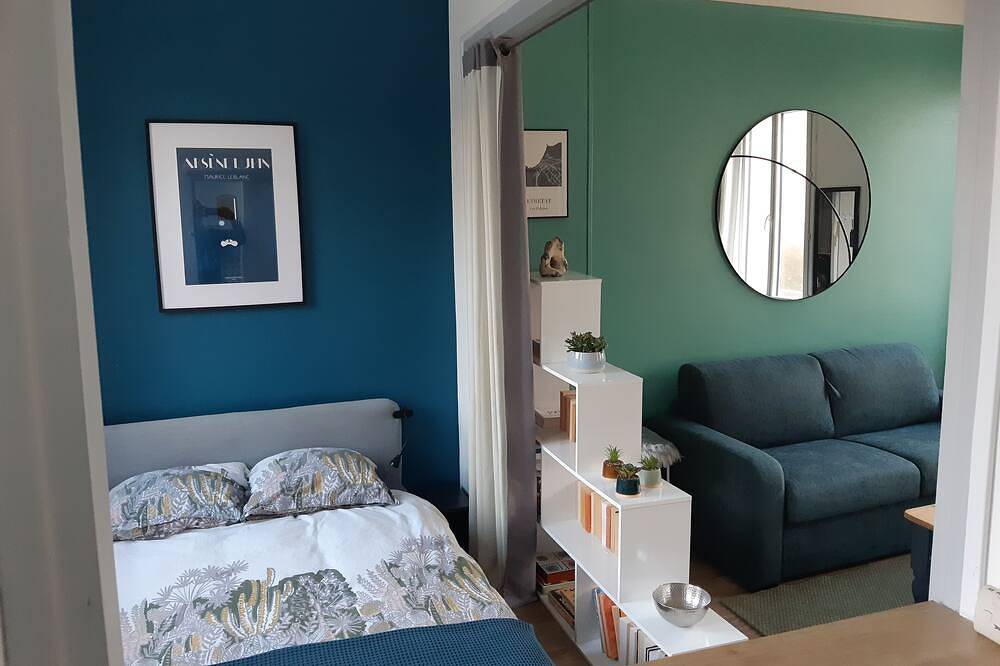 Entire apartment, L'aiguille creuse : Very bright 50m from the sea - 40m2 - 6 pers max in Étretat, Le Havre region