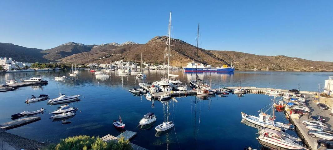 Maison d’hôte pour 2 personnes, avec Balcon ainsi que Terrasse et Vue dans Amorgos