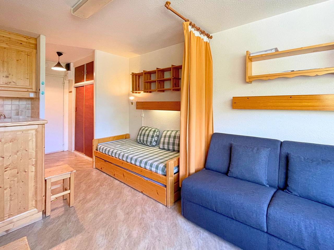 Ganzes Studio, Klassisches Studio 19m², Süd, Haustiere Ok, Les Menuires in Les Menuires, Saint-Martin-de-Belleville