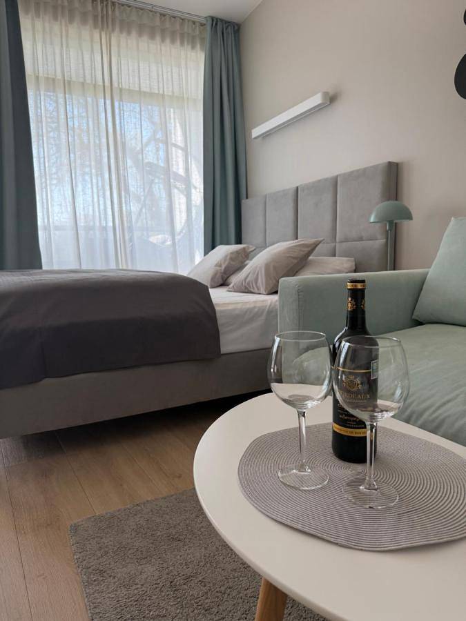 Ośrodek wypoczynkowy dla 4 osób, z Balkon i Taras oraz Ogród i Basen w Kołobrzeg