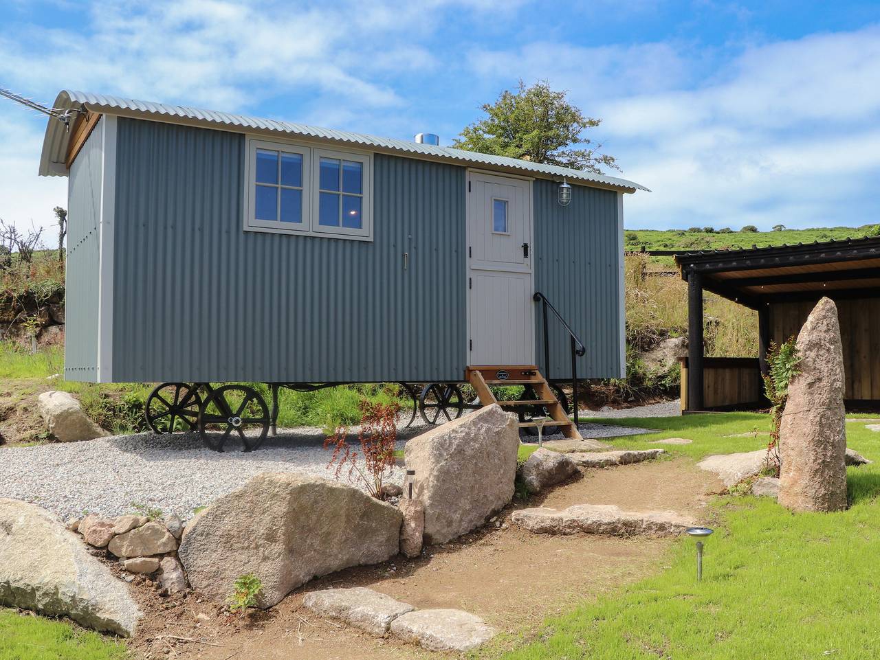 Bosulla Shepherds Hut in Cornwall