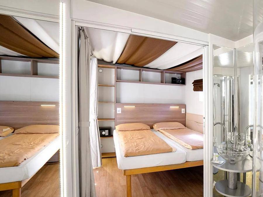 Vallicella Glamping Resort - Mobilheim 5 personen - Cleveres Häuschen in Scarlino, Grosseto Provinz