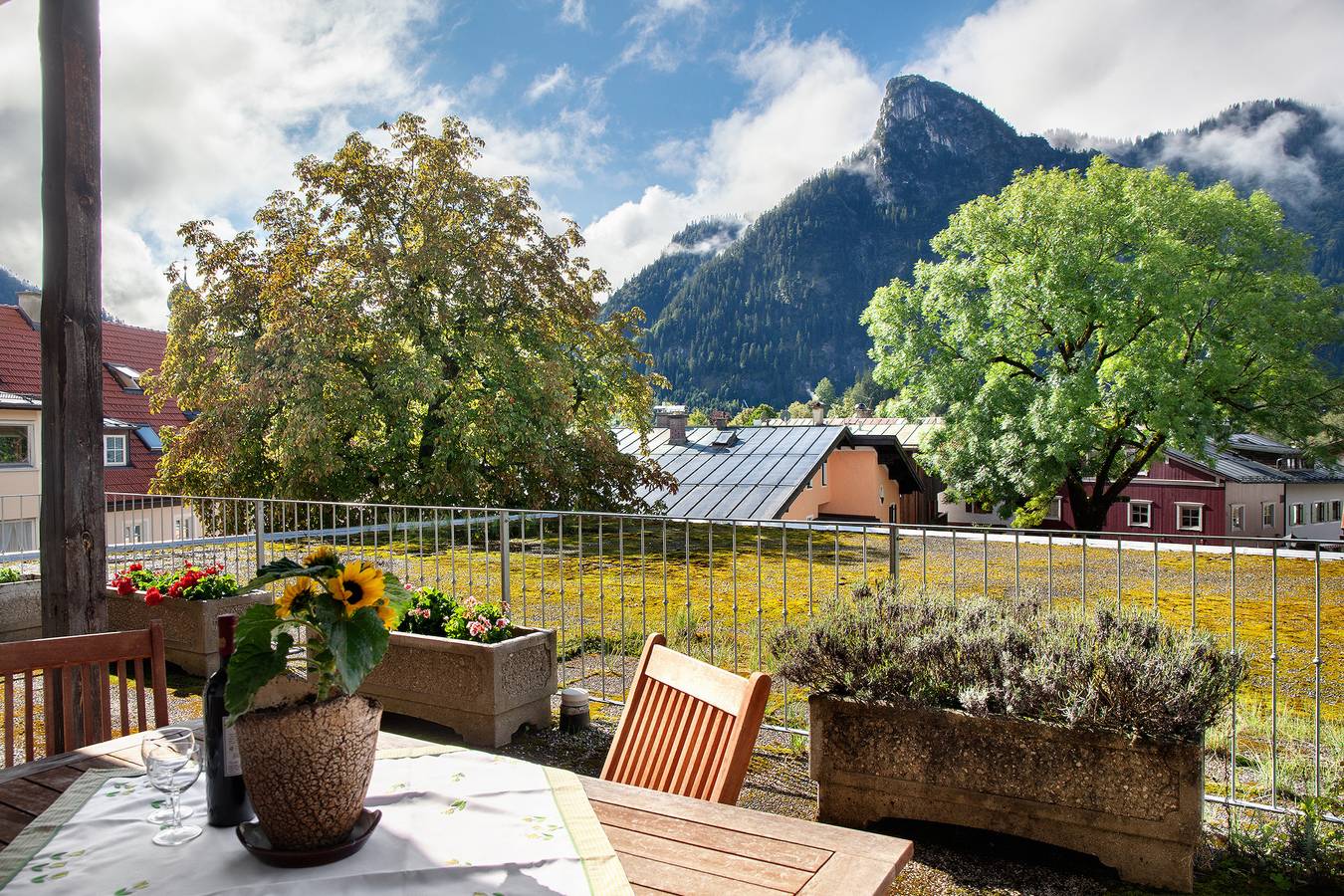 Ganze Wohnung, Ferienwohnung "Beim Posthalter" mit Bergblick, privater Terrasse und Wlan in Oberammergau, Bayerische Alpen