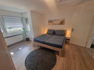 Ferienwohnung für 5 Personen, mit Whirlpool und Kinderpool sowie Garten, mit Haustier am Niederrhein