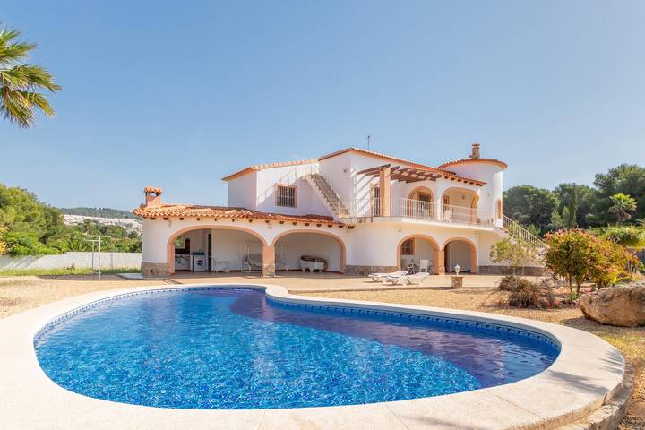 Villa for 10 personer, med Balkon og Have i Calpe