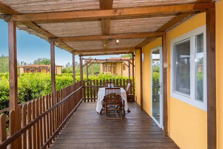 Casa vacanza per 4 persone, con giardino e piscina per bambini in Costa degli Etruschi