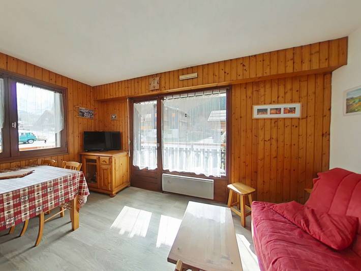 Gîte pour 4 personnes, avec balcon dans Patinoire Le Grand Bornand