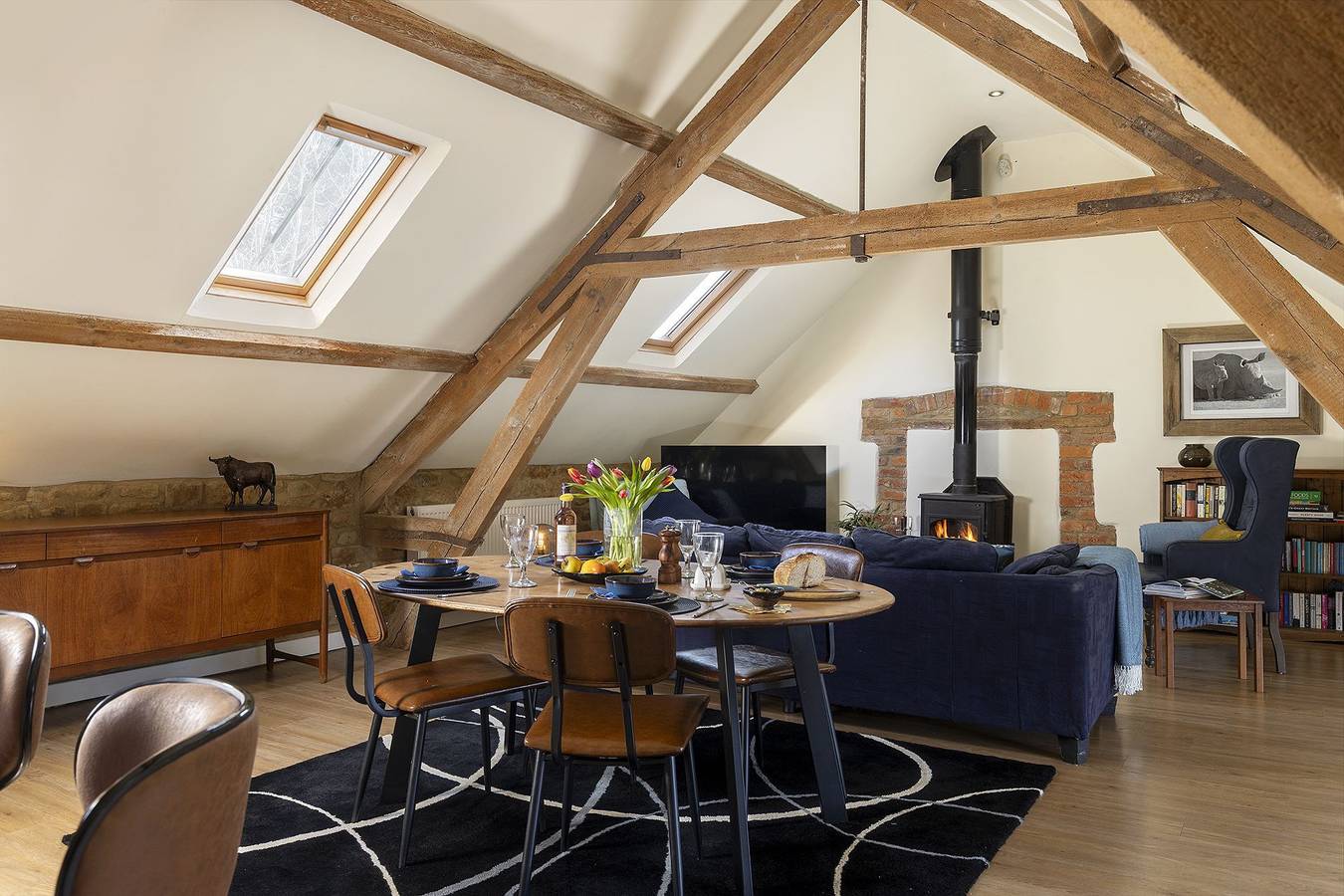 Entire apartment, The Granary at Oriel Farm in Oxfordshire